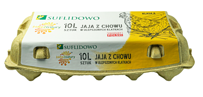 Jaja z ulepszonych klatek